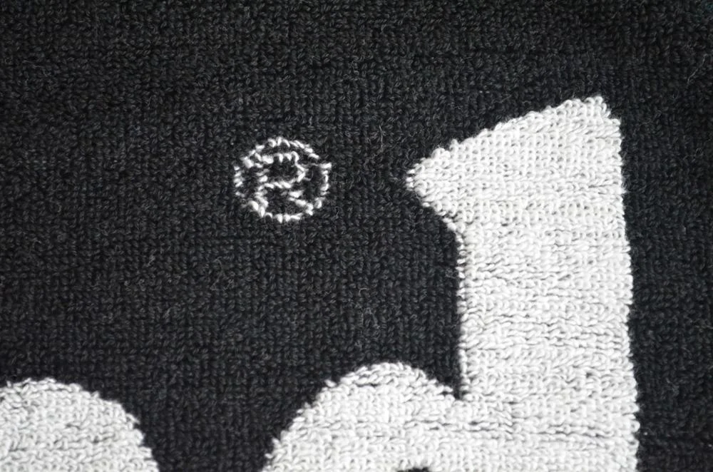 Роскошные подарки премиум-класса черное пляжное полотенце на заказ