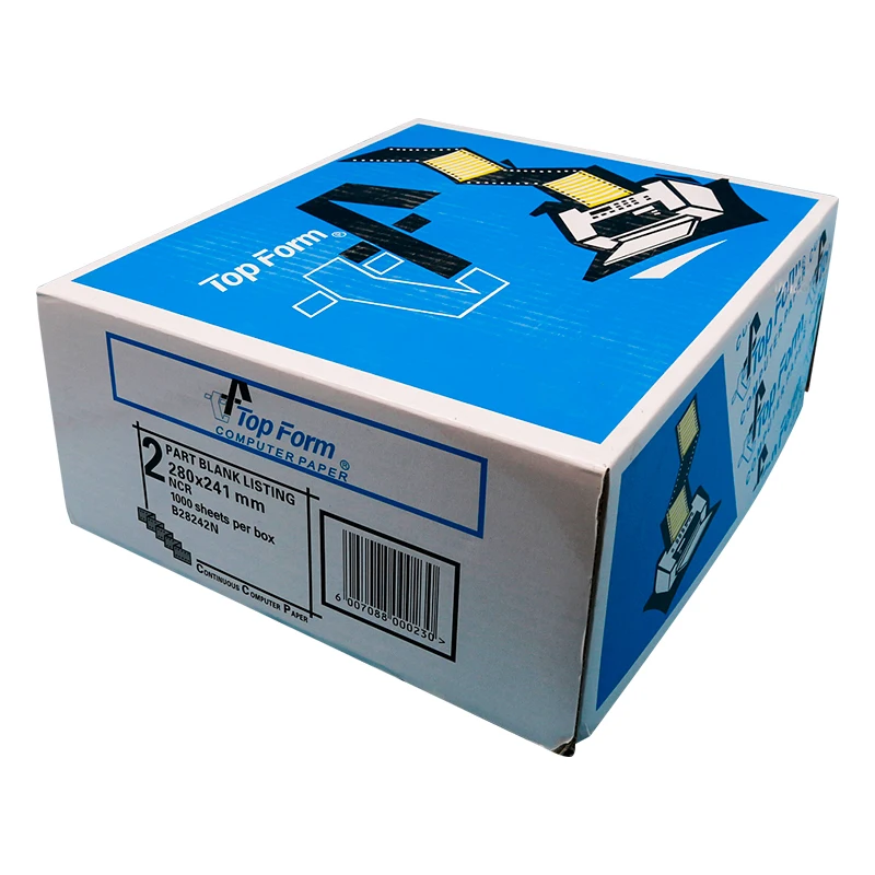 
9.5*11 inch size carbonless copy paper 5 ply 