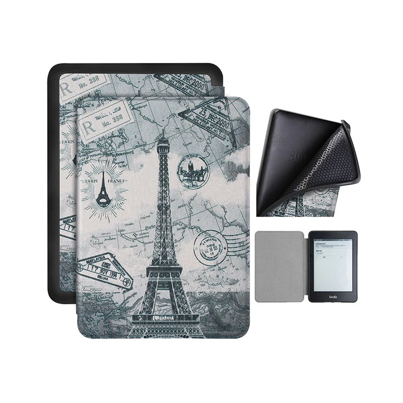 For kindle paperwhite 4 2018  soft tpu case colorful painting