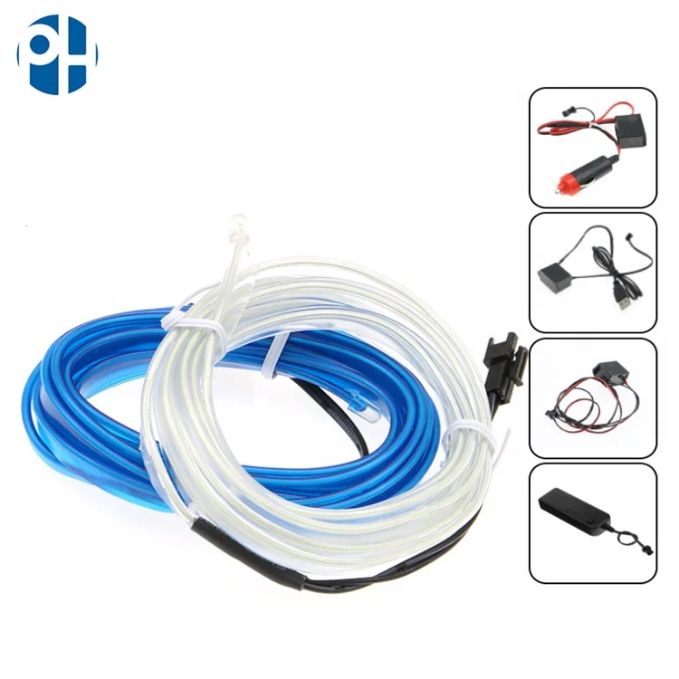 3M 12V Car Vehicle Ambient Interior Cold Light Strip