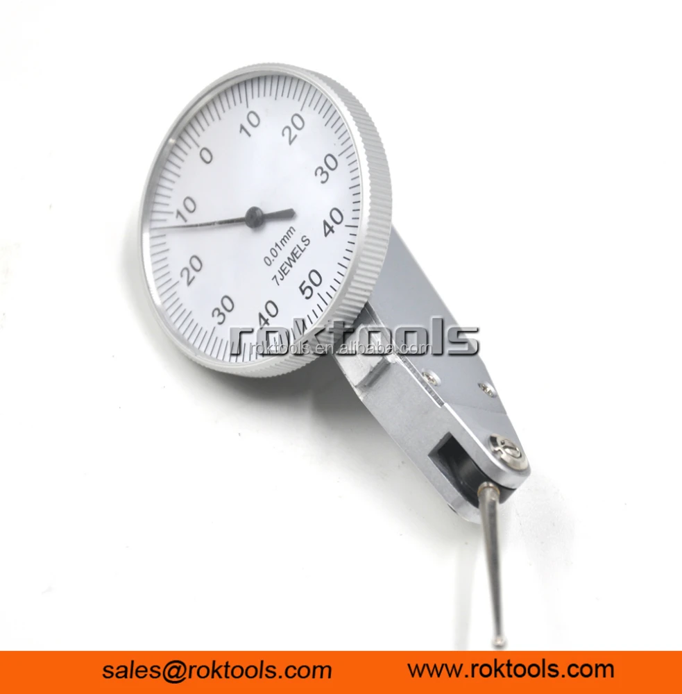 ROKTOOLS 38 mm Bezel with Extra Long Contact Point DTI Gauge 29mm Dial Test Indicator