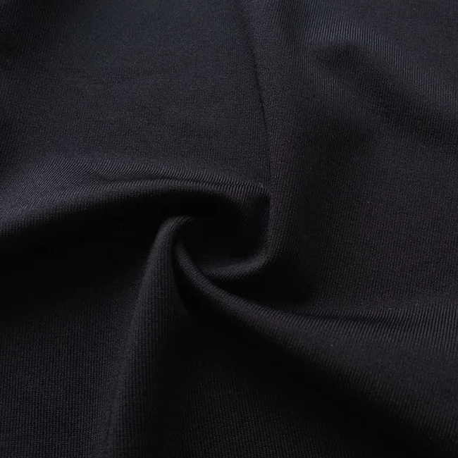 Knitted technics and 90% T 10% SP deep single jersey fabric for cloth