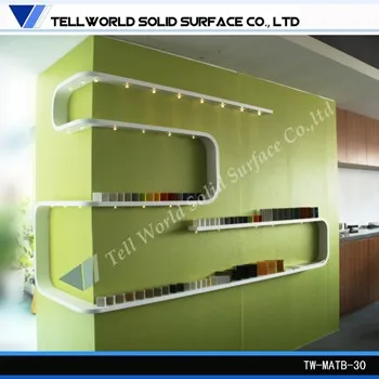 
Acrylic modern design wall decoration/fancy wall decoration/elegant book shelf 