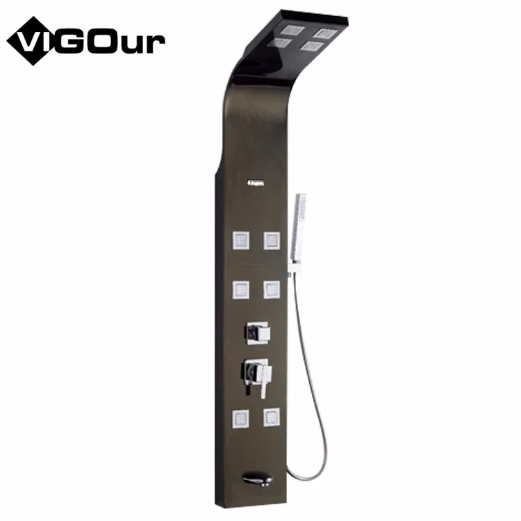 2020 modern design stainless steel honeycomb wallshower panel