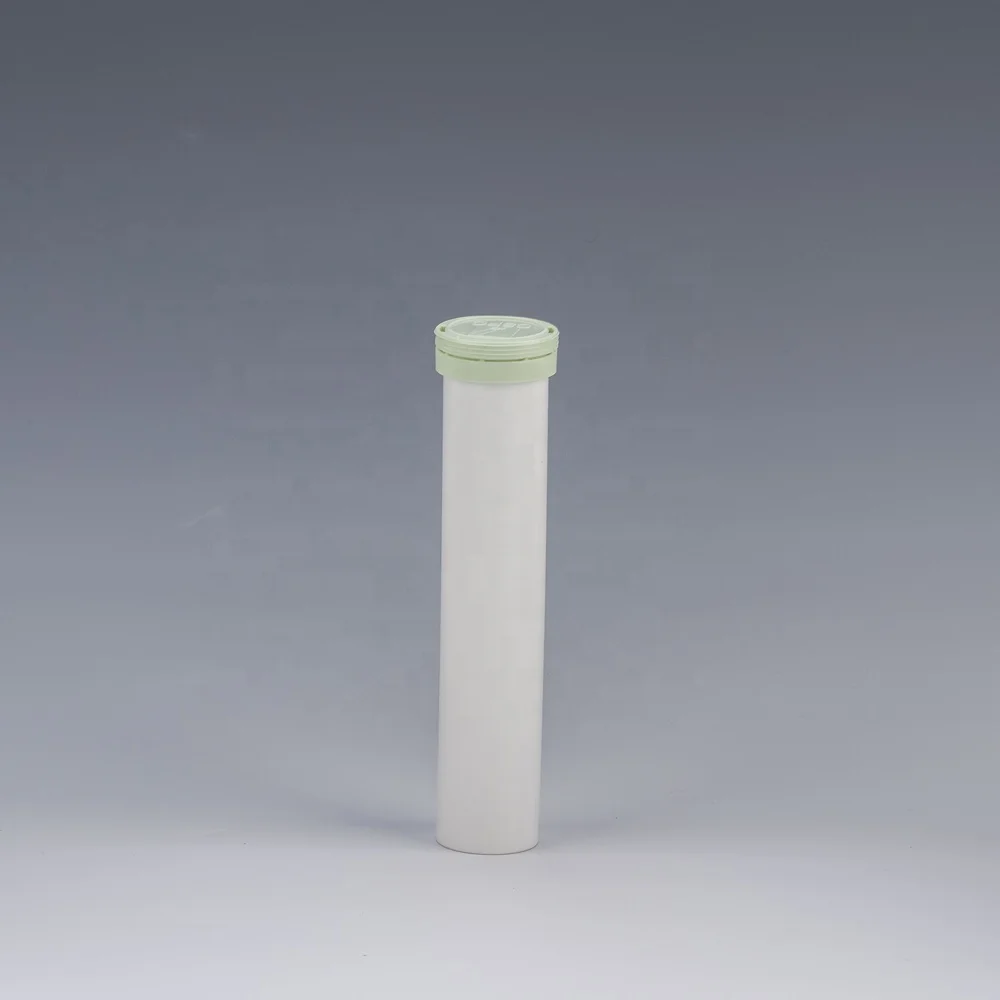 Empty Effervescent Tablet Tubes 84mm 99mm 96mm 133mm 144mm Plastic PP Calcium Vitamin C Effervescent Bottles With Desiccant Cap