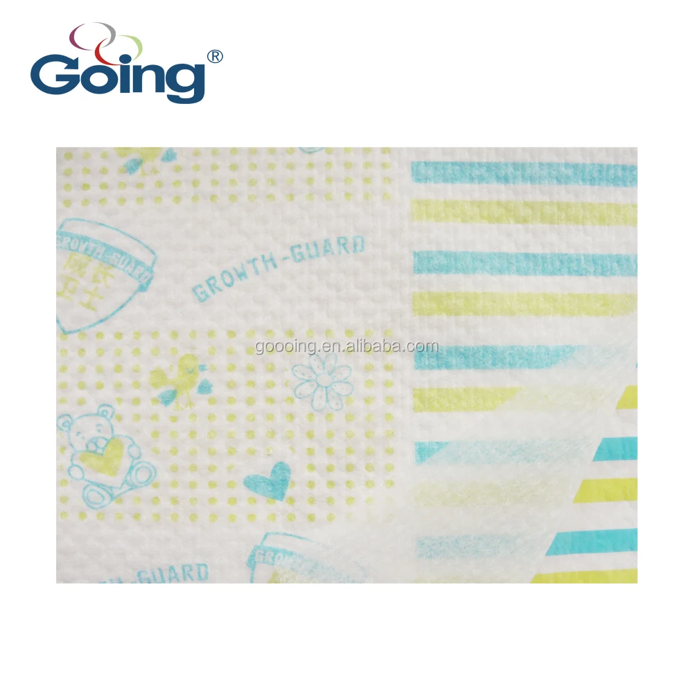Full laminated breathable  polyethylene printing PE film raw material for baby diaper nonwoven