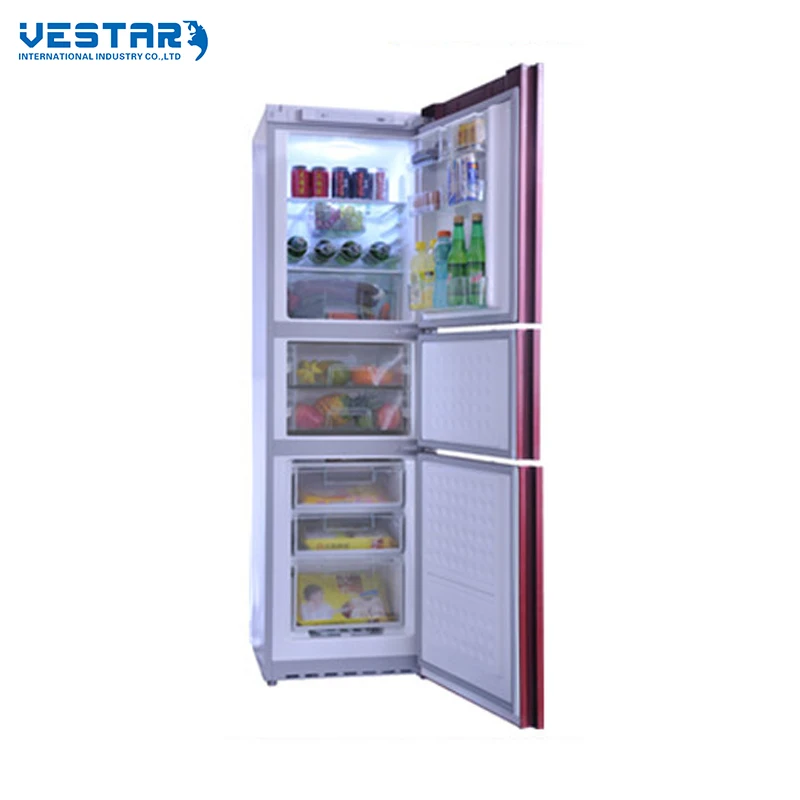 350L used double door refrigerator with cheap price