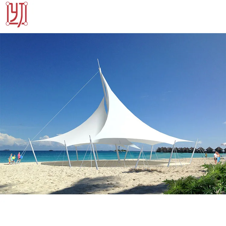 Pvdf etfe fabric canopy architecture tensile membrane structures tent