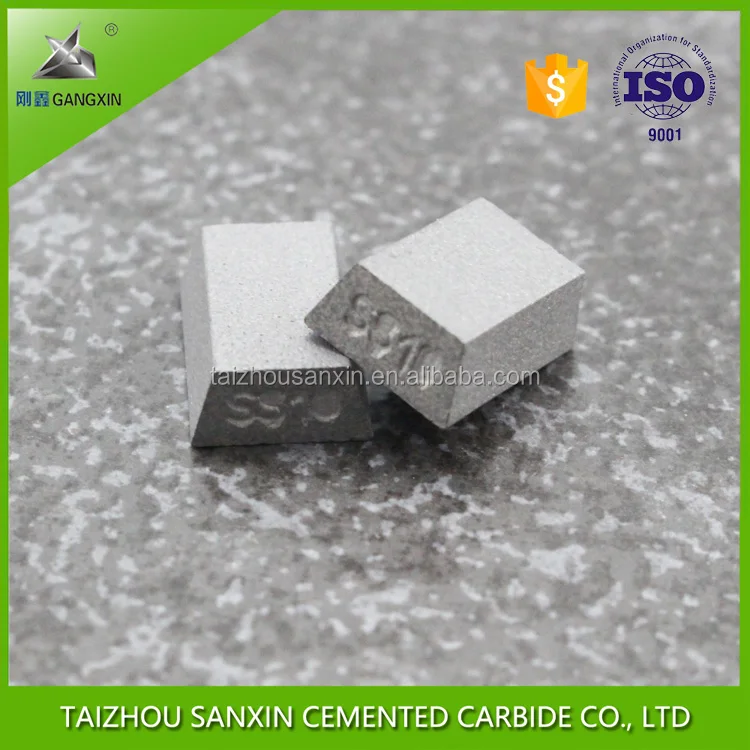 factory supply Gangxin Brand tungsten carbide ss10 stone cutting tips carbide brazed stone cutting inserts sanxin