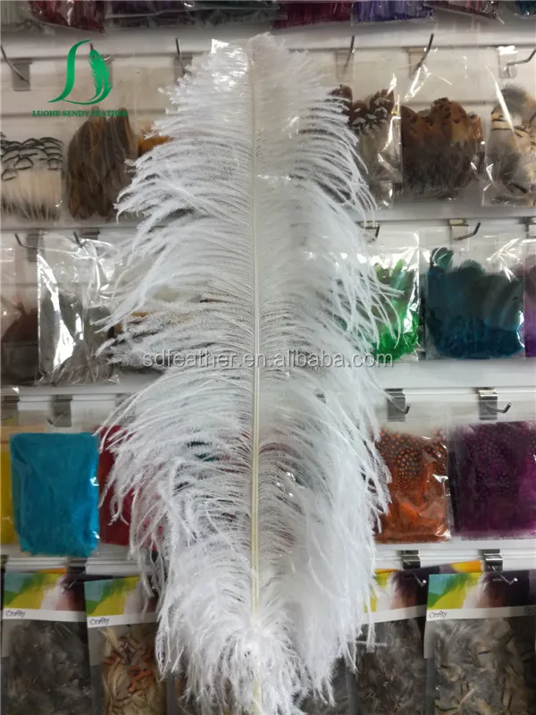 45-50cm Snow white artificial ostrich feather
