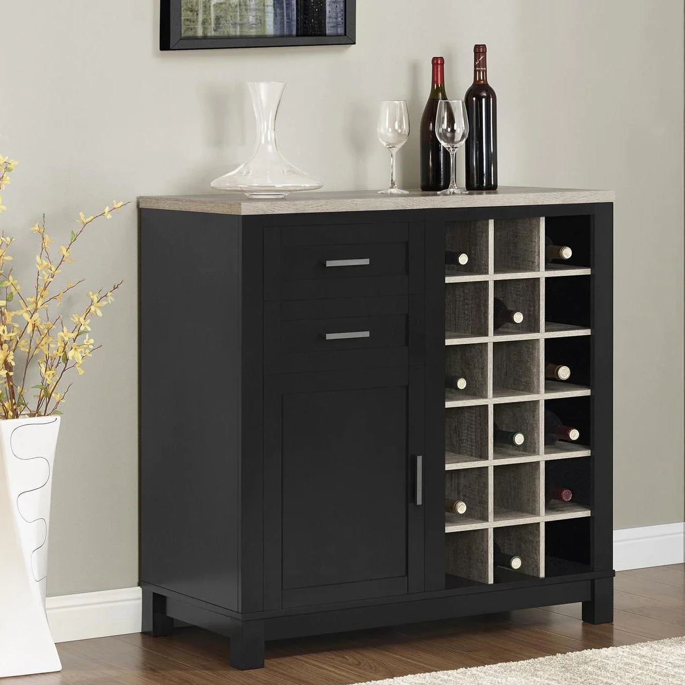 New Design Wine bar Cabinet,wine Cabinet Bar,high Quality Wood bar Cabinet