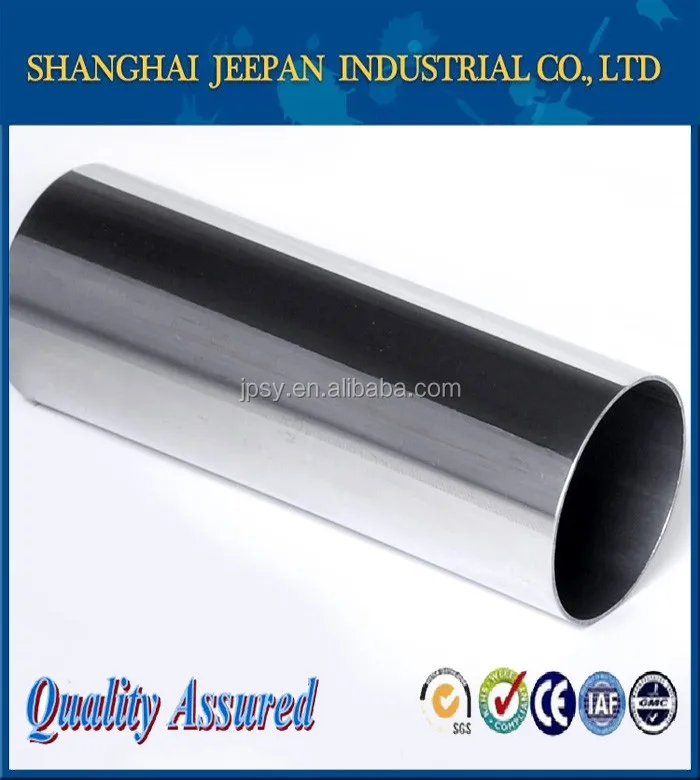 Высокое качество 12 дюймов из полированной нержавеющей стальной трубы 304 314 316