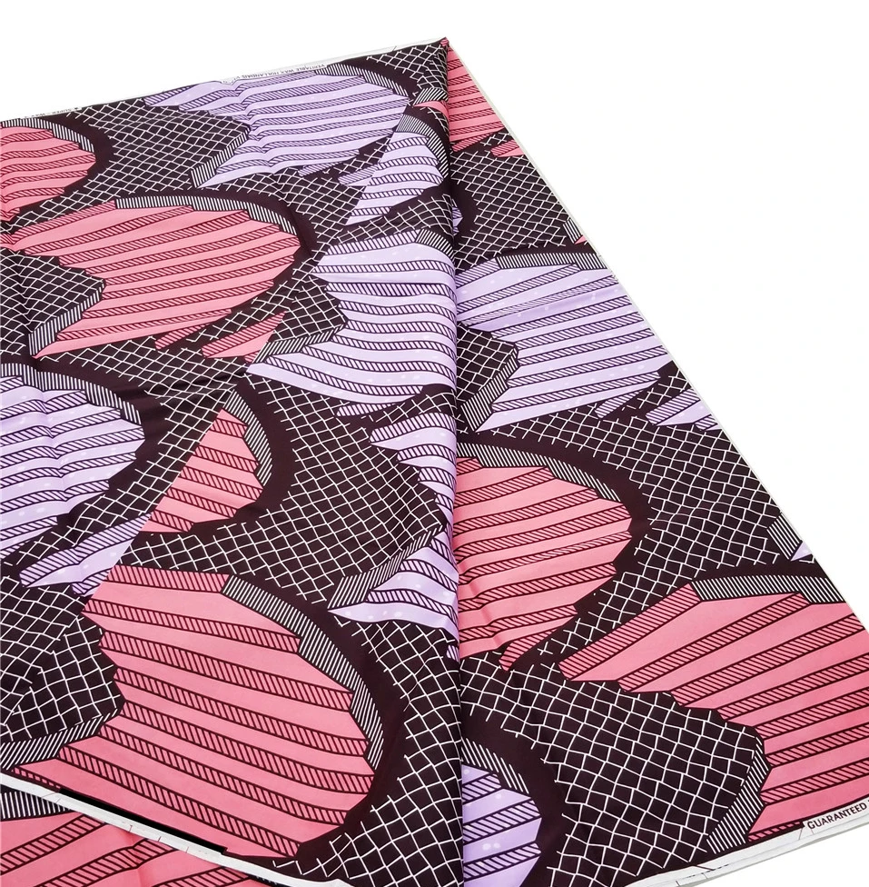 
Wax Prints Fabric 6 Yards printed pattern 100% cotton material A1209 