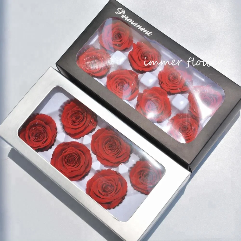 Luxury forever real touch preserved flower preserved roses holland