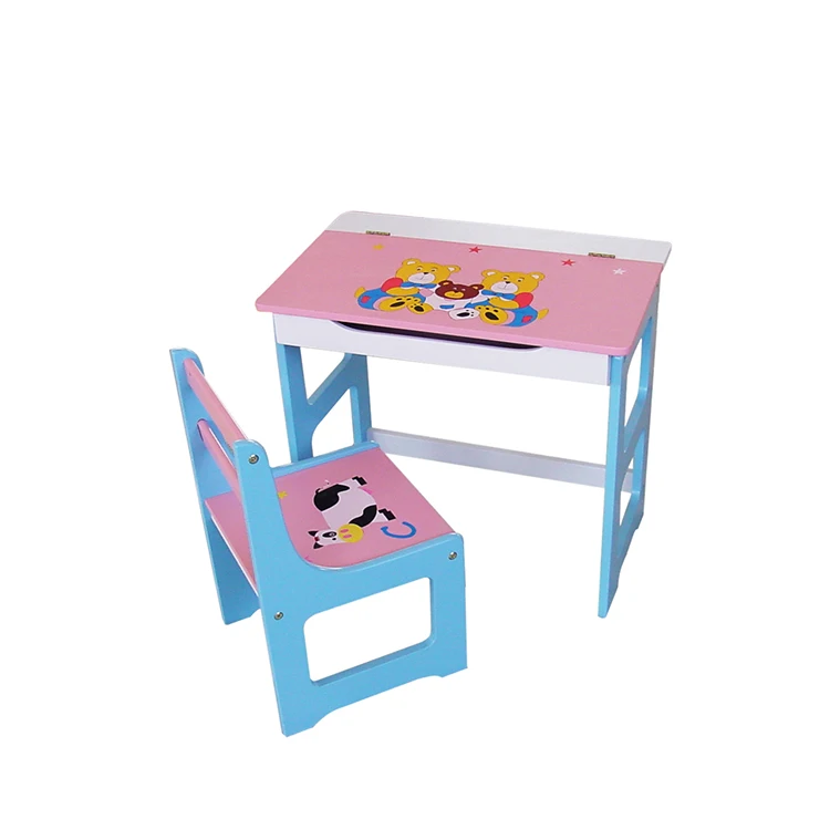 
Factory Wholesale Customized Wooden Study Children Table Chair 