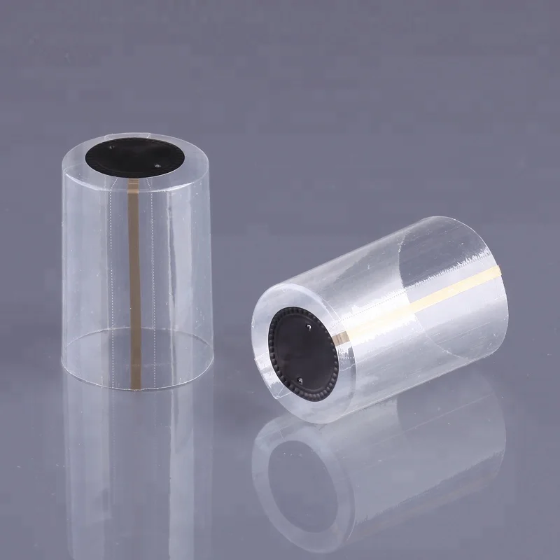Vertical Tear Tape Transparent Heat Shrinkable Caps