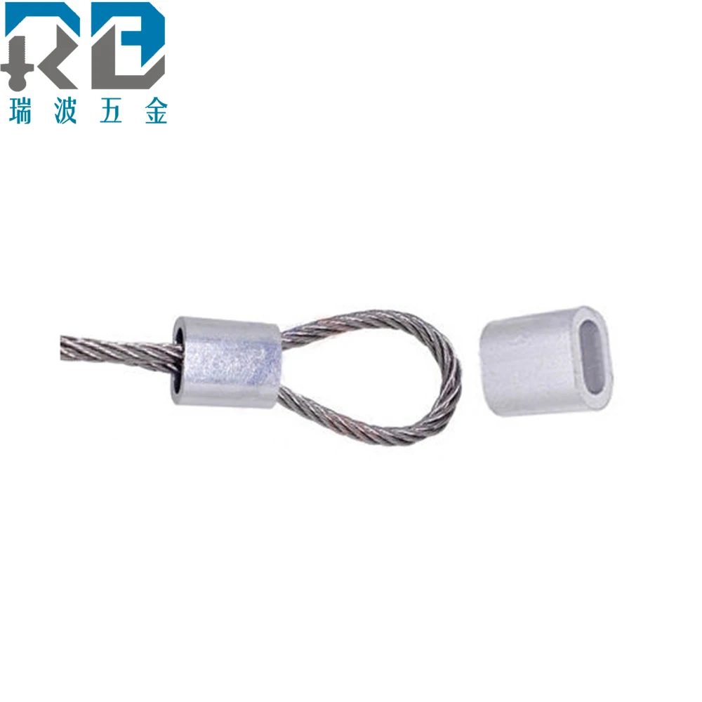 Factory Direct Sale Aluminium Crimp ferrule Wire rope cling