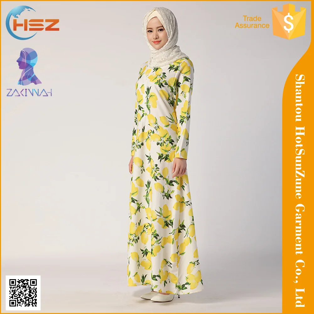 
Zakiyyah 1048 Casual Muslim Dress Saudi Arab Abaya Jeddah Wholesale Women Baju Kurung In Malaysia 