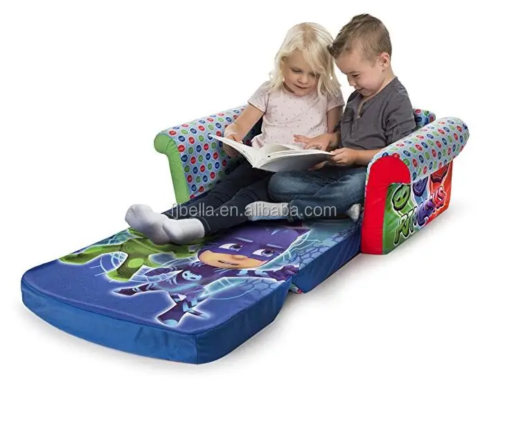 Foam Children Sofa Bed Multi-function Soft Sofa -Blue Color for kids