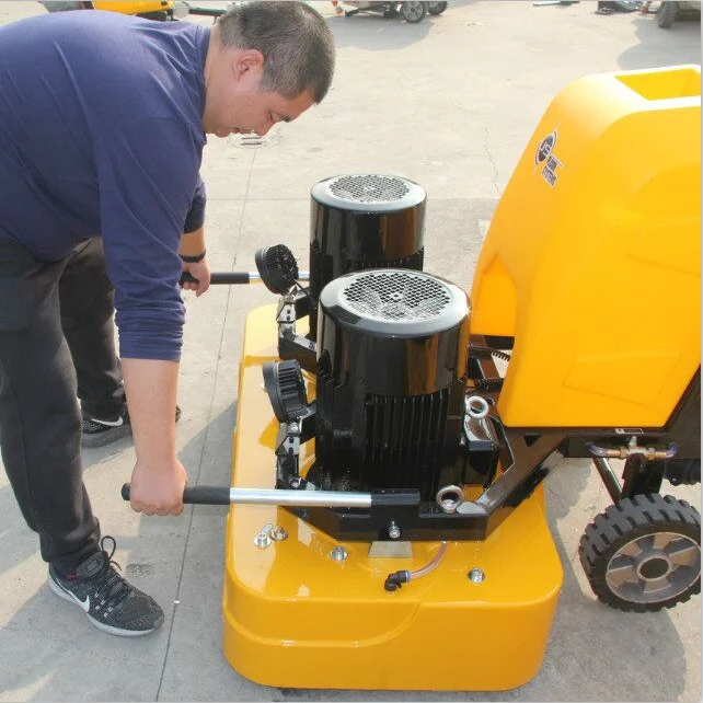 JS1200 Concrete Floor Driving Grinding Machine With Industry Vacuum Cleaner