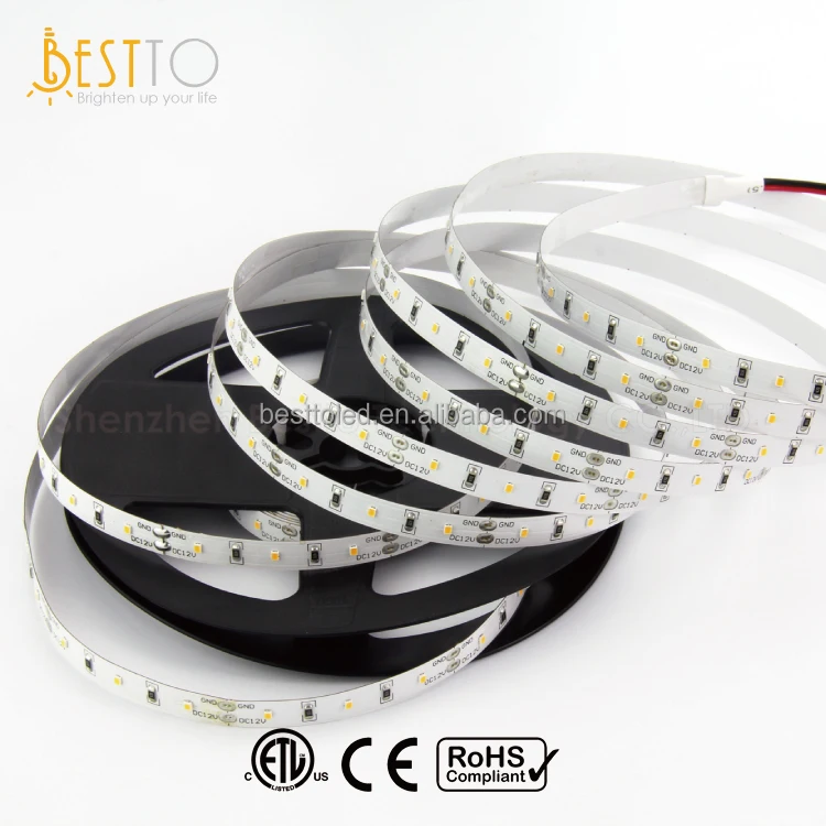 Щебня 3 шаг sdcm <3 SMD 2216 Высокая CRI90 высокой плотности 2700 К 4000 6500 белый светодиод полосы света