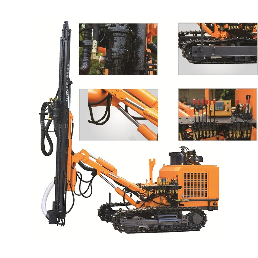 Best Price  KG320 25 m Depth Borehole Rotary Tamrock Drilling Rig for Sale in Ghana