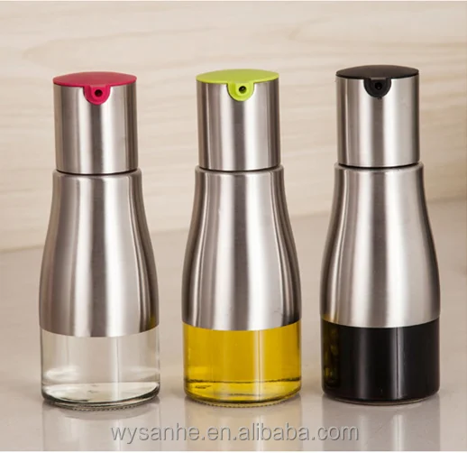 2015 the latest 185ml Health materials eco-Friendly cooking oil bottle colorful cruet