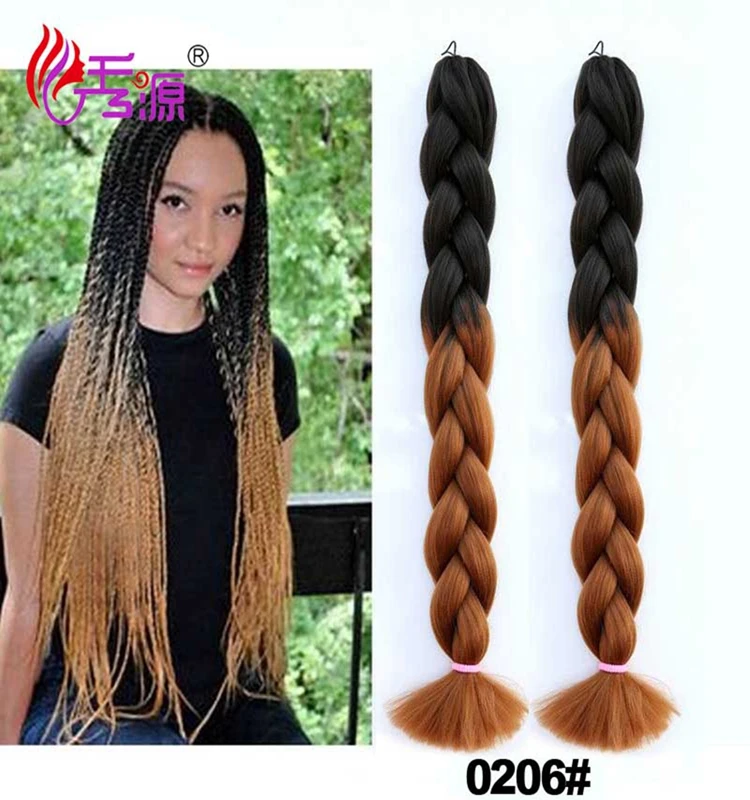 Ombre x pression hair Jumbo braids