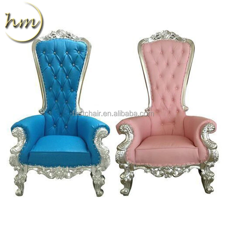 Modern Luxury French Royal High Back King Throne Chairs
