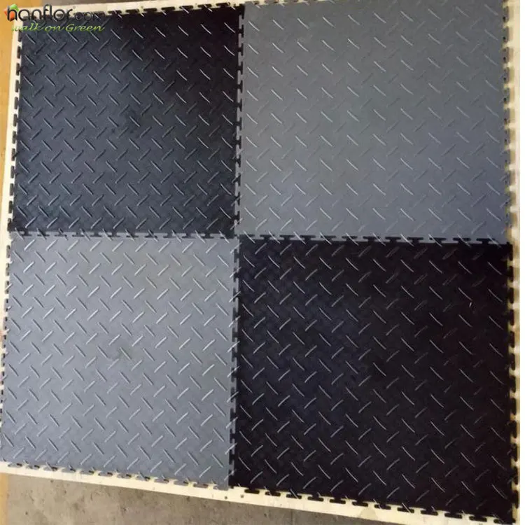 
Anti slip durable interlocking Vinyl garage flooring 