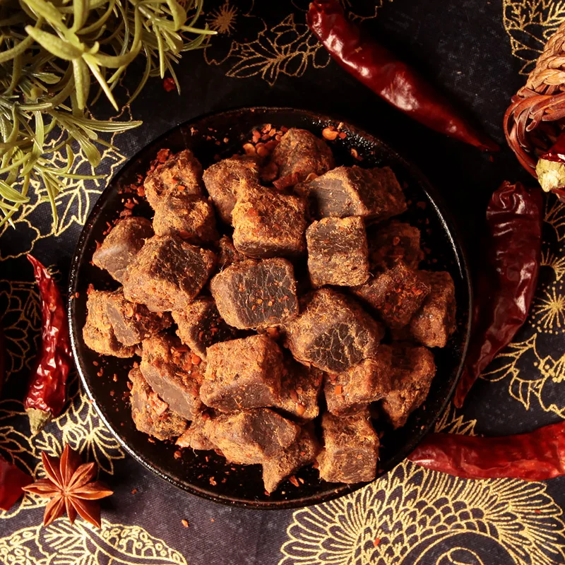 Shu Dao Xiang Китай оптовые сайты OEM продукты 100 г Приготовленное мясо острая пищевая закуска Еда сухая говядина