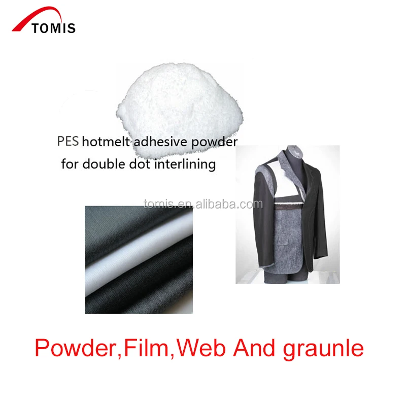 Adhesive Polyester for Interlining Paste Dot Powder Dot Double Dot Scattering