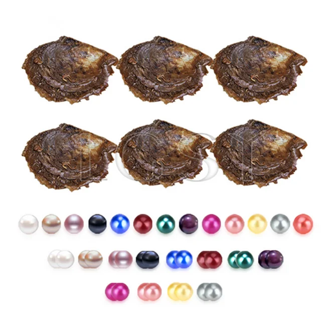 
100pcs vacuum-packed wholesale 6-7mm round sea akoya pearl oyster 