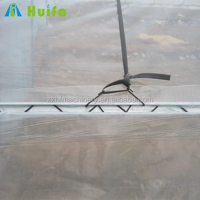 
Agricultural Low Cost Plastic Film Covered Sawtooth Greenhouse 