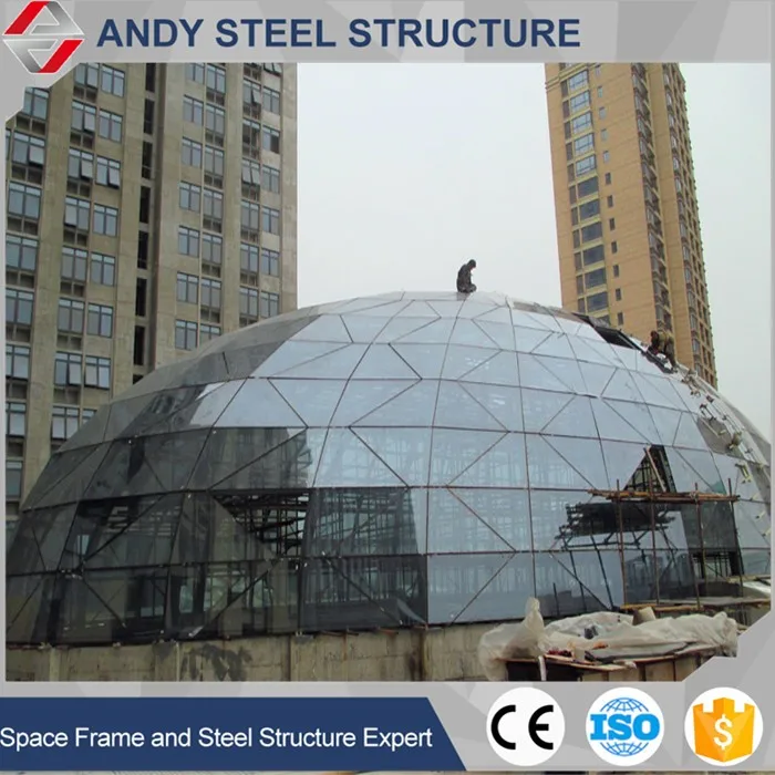 Prefabricated polycarbonate round skylight dome roof