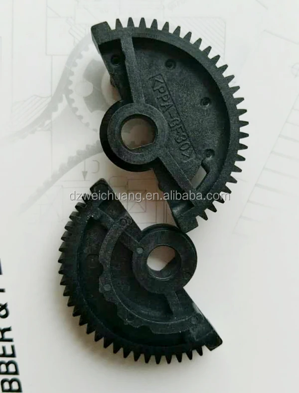 high resistance wearing custom plastic nylon gear