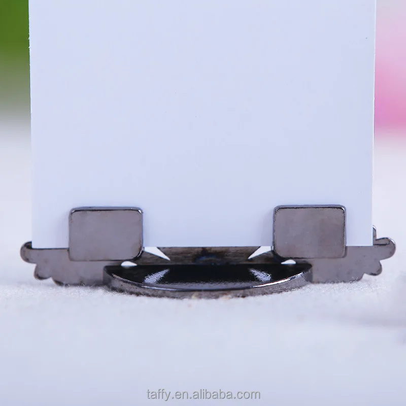 
2017 new wholesale creative wedding party favor decoration supplies peacock place card photo holder 