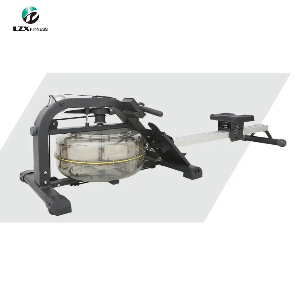 Commercial gym fitness aerobic equipment series Foldable Water Resistance Rowing Machine Steel Frame