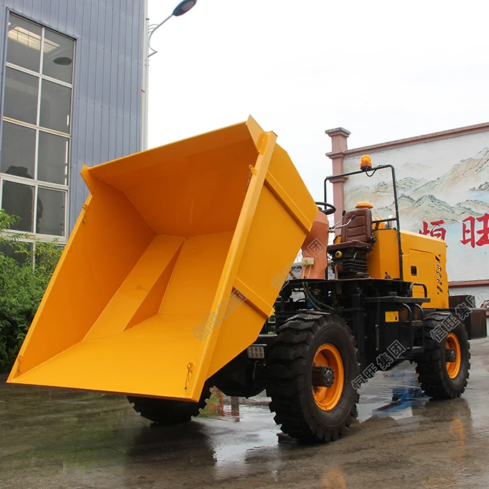 Мини-самосвал грузоподъемностью 3000 кг колесный погрузчик гидравлический