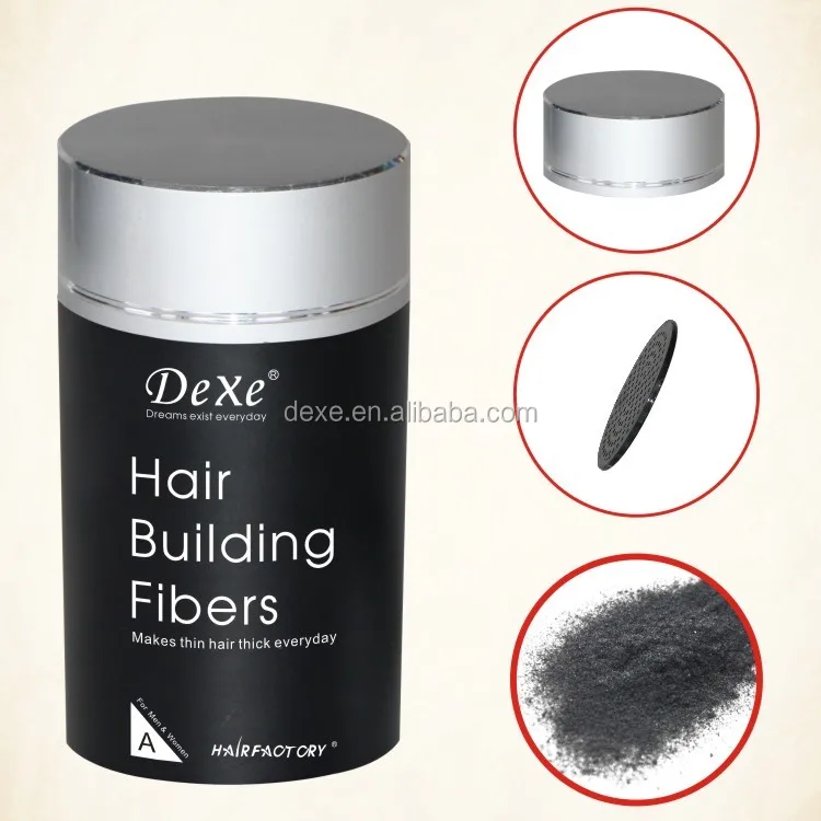 Dexe моментальный спрей для утолщения волос из волокон темно-серого цвета для лечения выпадения волос