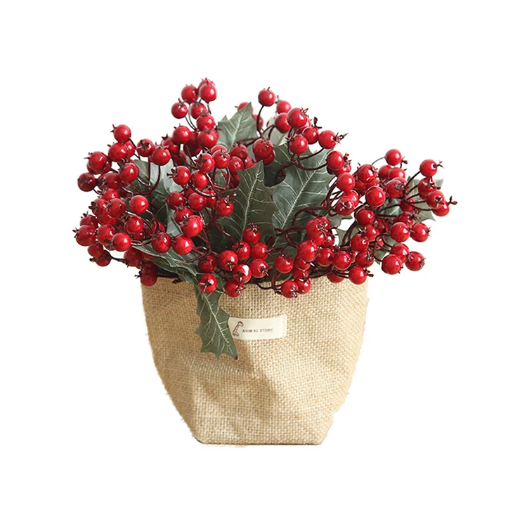 Искусственные цветы, стебли, свадебный букет, искусственные растения, искусственные ягоды для свадебного украшения