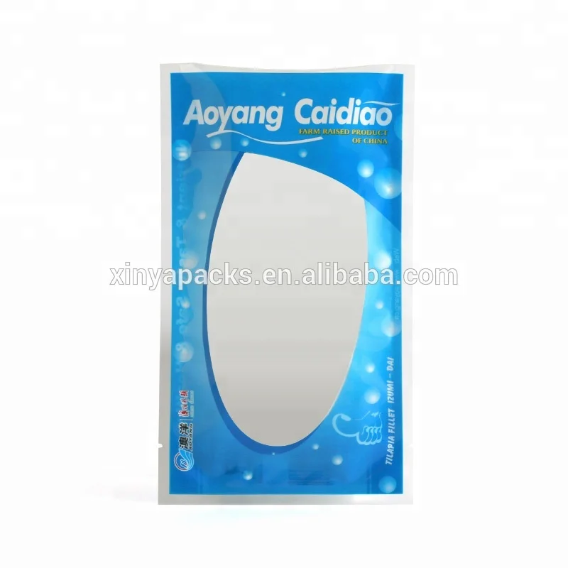 
High barrier resealable zipper vacuum packaging bag for sea food, meat packaging 