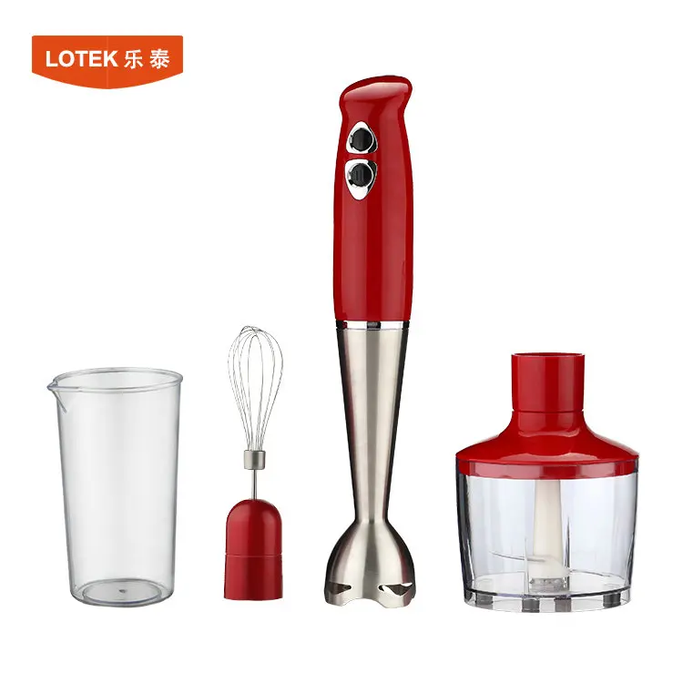 HB-101SA powerful and quietly DC full copper motor 200w stainless hand blender
