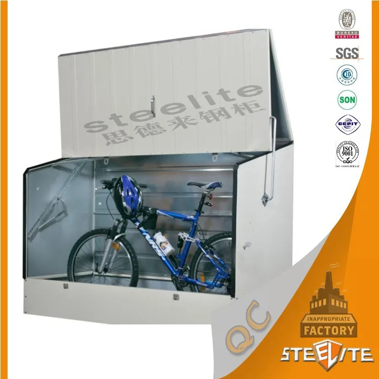 China cycle safe outdoor furniture bicycle motorcycle storage locker with lock
