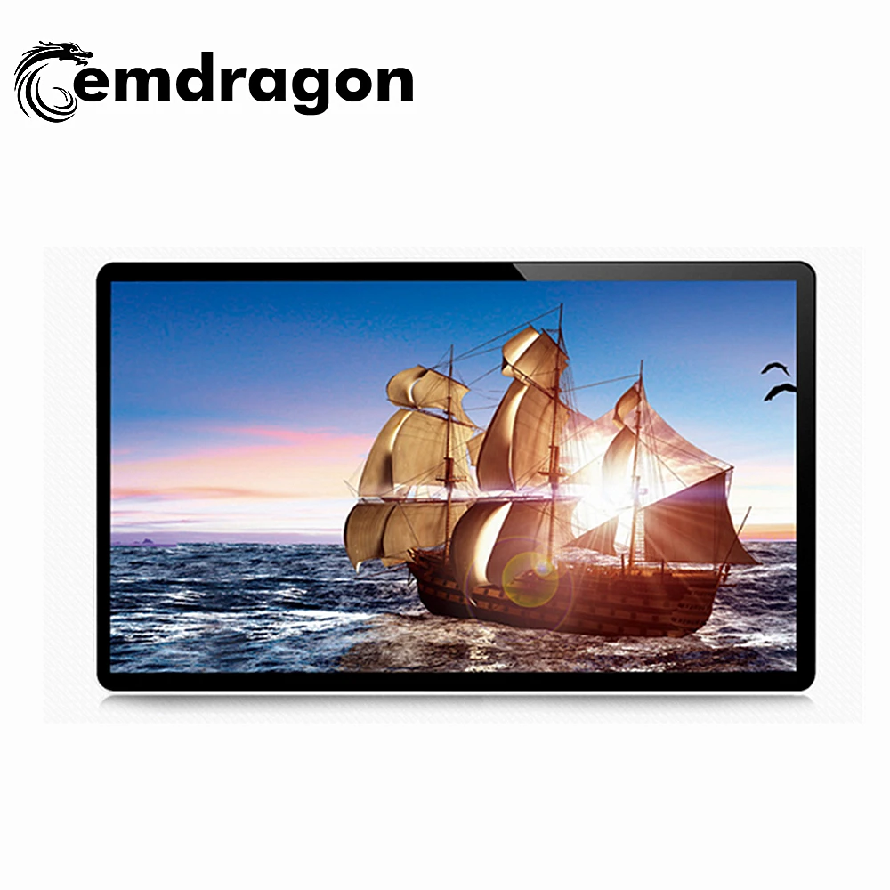 All in One Touch Advertising Display Wifi Advertising Video Player Android Wall Mount Tv Magic Mirror Display Advertising