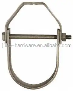 Galvanized steel clevis bolt pipe hanger