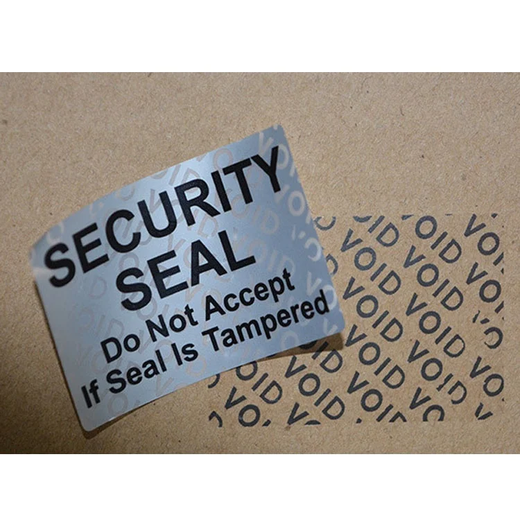 
Custom Seal Packaging Security Labels Full Transfer or No Transfer Void Stickers High Quality Tamper Proof Labels 
