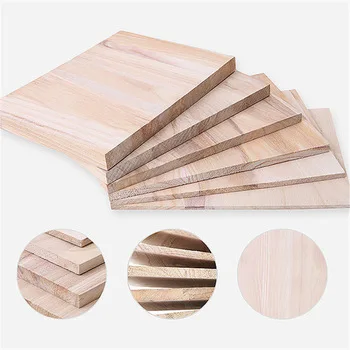 Karate equipment of paulownia breaking board