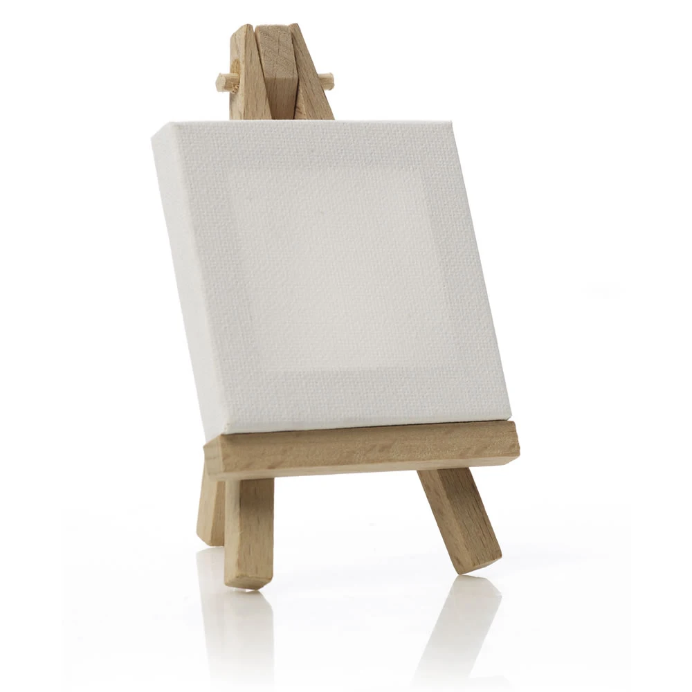 3x3 дюйма мини холст стационарного компьютера или мольбертов детей рисунок художественного Ремесла поставок