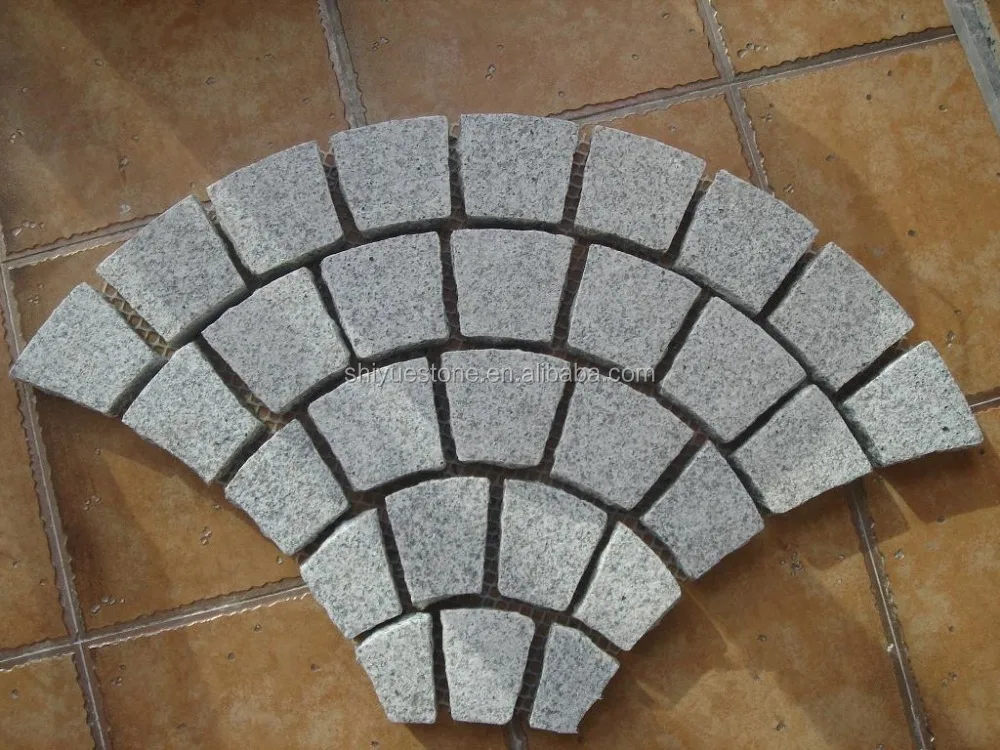 G603 Flamed Cobble Round Paving Stone